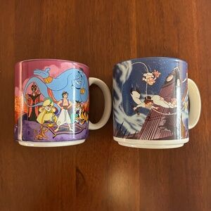 2 vintage Disney ceramic mugs